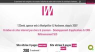 Création des sites internet Montpellier et Narbonne : Agence 123web