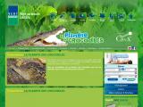 crocodile et plantes tropicale à Civaux, près de Poitiers (86)