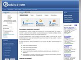 Échantillons et test de produits
