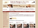 Ecole de massage traditionnel de relaxation et de bien être au Tholonet, près d'Aix en Provence (13)
