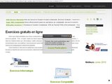 Exercices gratuits en informatique et comptabilité