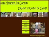 Fabrication artisanale de meubles en cartons