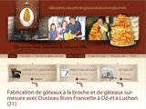Fabrication de gâteaux traditionnels à la broche, à Oô et Luchon, Haute Garonne (31)
