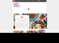 Faire A Manger: site de recettes de cuisines