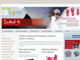 Faire part de mariage originaux et personnalisables 