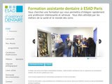 Formation gratuite et rémunérée d'Assistante Dentaire sur Paris