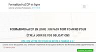 Formation HACCP en ligne