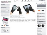 gants tactiles pour iphone, smartphone et mp3