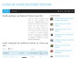 Guide d'achat de batterie de voiture