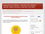 Guide et simulation rachat de crédit 