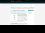 Guide sur le bas de contention