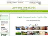 Hébergement et conseils pour des vacances ou une expatriation à Dubaï