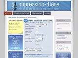 Impression et reliure de thèses, mémoires, rapports, en ligne