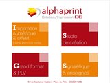 Impression numérique nice : Alpha print