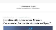 Informations sur l’e-commerce au Maroc