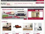 Lit futon et mobilier contemporain