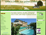 Location de gîtes avec jardin et piscine à Lézan, dans le Gard (30)