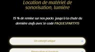 Location de matériel éclairage et sonorisation événement