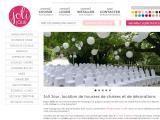 Location et vente housses de chaises et décoration de mariage, Poitiers, Niort, La Rochelle 