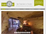 Location gîte troglodyte, au bord de l'Indre, à Azay le Rideau