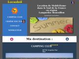 Locations de mobilhomes en camping en Languedoc Roussillon