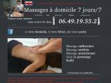 Massages à domicile sur la Côte d'Azur