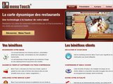 Menu, carte de restaurant sur Ipad