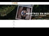 Montre en bois personnalisable
