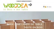 Objets design contemporains en bois fabriqué en France 