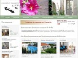 offres de location saisonnière sur l'Île de Ré, Charente Maritime