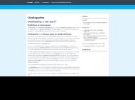 Ostéopathie pour votre santé physique