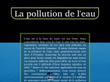 Pollution et consommation d'eau