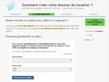 Réaliser un dossier de location