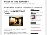 Réserver une chambre d'hôtel de luxe sur Barcelone