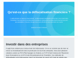 Solutions d'investissement et de défiscalisation 