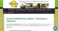Terrasses en bois pour mobil homes