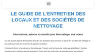 Tout savoir le nettoyage de locaux