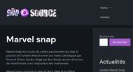 Tout savoir sur le jeu Marvel Snap