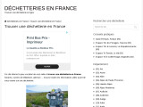 Trouver une déchetterie près de vous