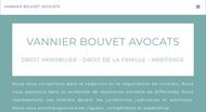 Vannier Bouvet Avocats à Boulogne-Billancourt
