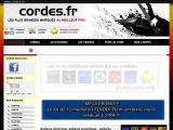 Vente de cordes de guitare en ligne