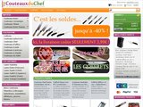 Vente de couteaux de cuisine de chef en ligne