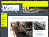 Vente de plan de travail en quartz pour cuisine sur mesure