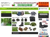 Vêtements, chaussures et accessoires militaires en destockage