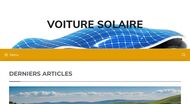 Voiture Solaire, le futur de la mobilité propre
