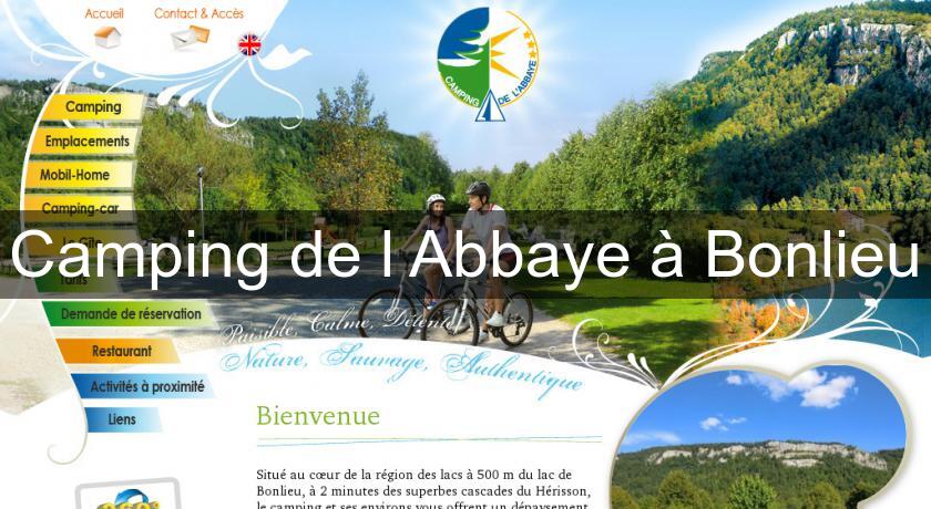 Camping de l'Abbaye à Bonlieu Camping de l'Abbaye à Bonlieu