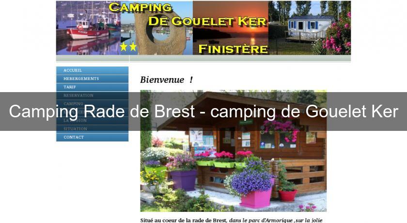 Camping Rade de Brest - camping de Gouelet Ker Camping Rade de Brest - camping de Gouelet Ker