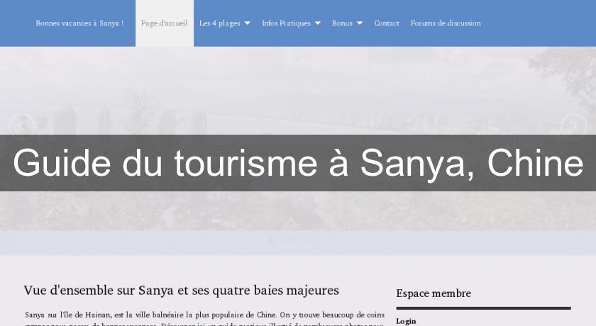 Guide du tourisme à Sanya, Chine Guide du tourisme à Sanya, Chine