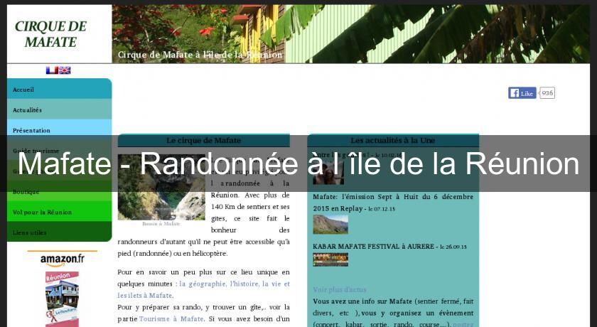 Mafate - Randonnée à l'île de la Réunion Mafate - Randonnée à l'île de la Réunion
