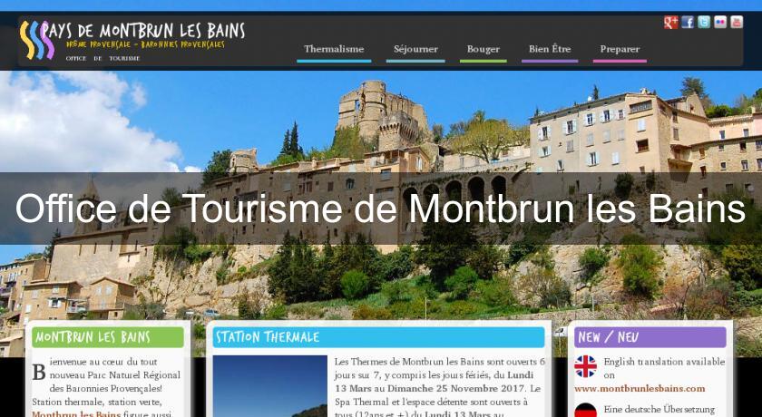Office de Tourisme de Montbrun les Bains Office de Tourisme de Montbrun les Bains